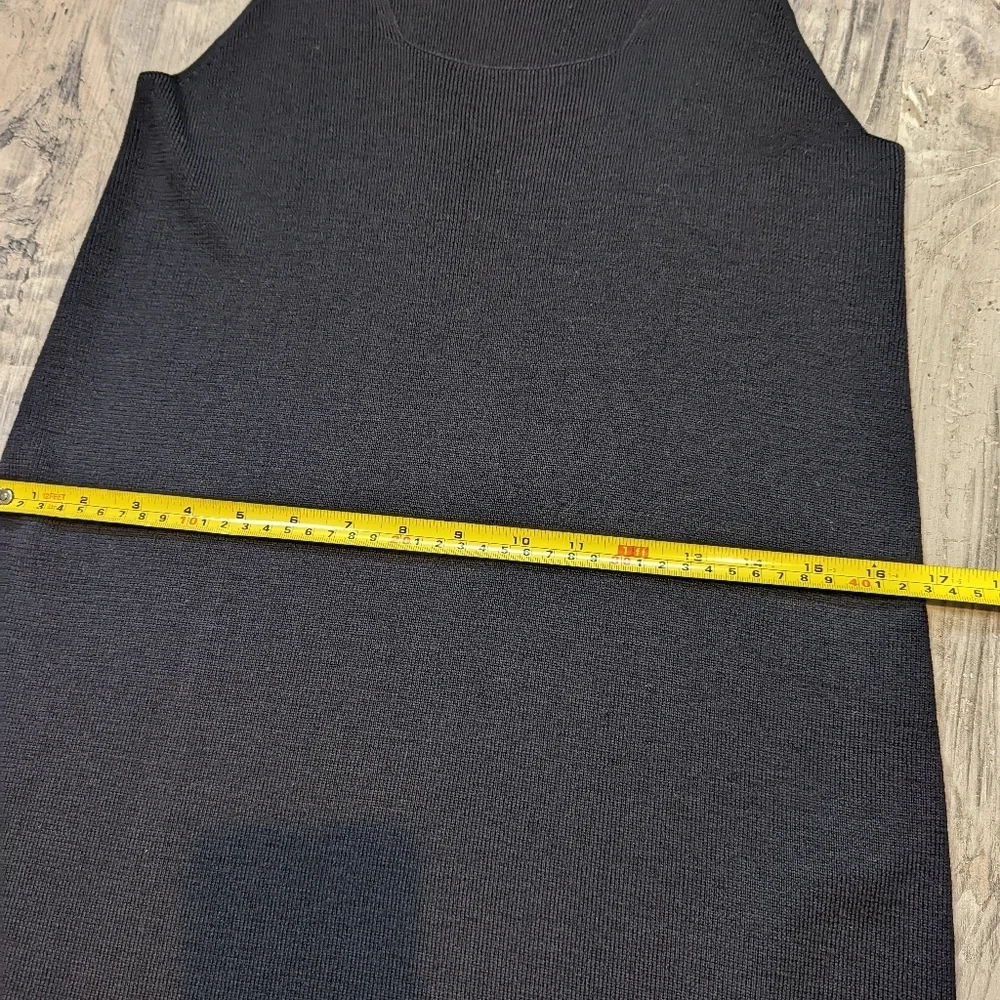 INC International Concepts 100% Wool sleeveless knee length black‎ dress XS